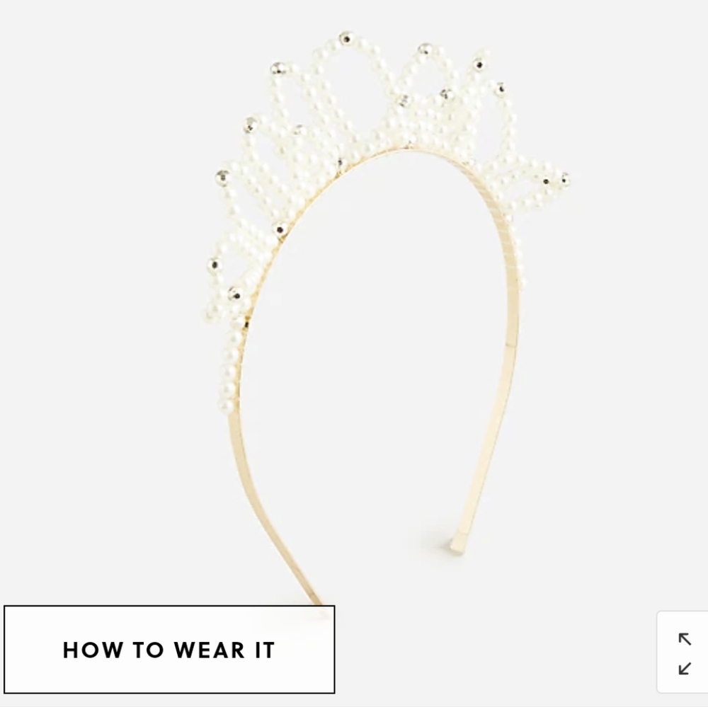 Beaded Tiara Headband